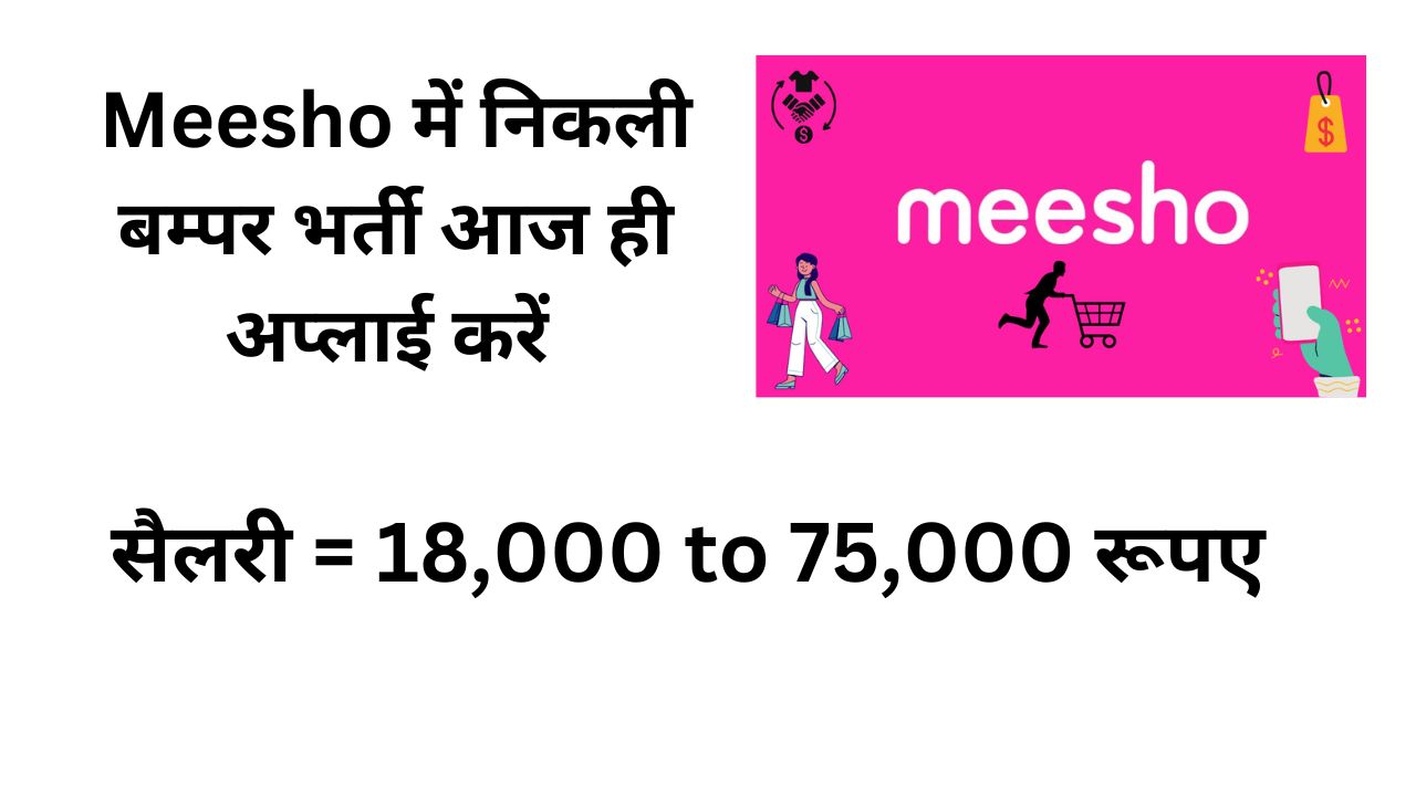 Meesho  Recruitment 2025  Multiple Jobs