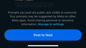 Meta warns users to ‘avoid sharing personal or…