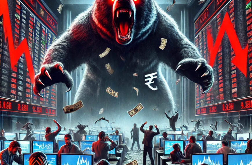 ET Market Watch: Friday the 13th Crash: Sensex Sinks, Crude Spikes, Gold Nears Record