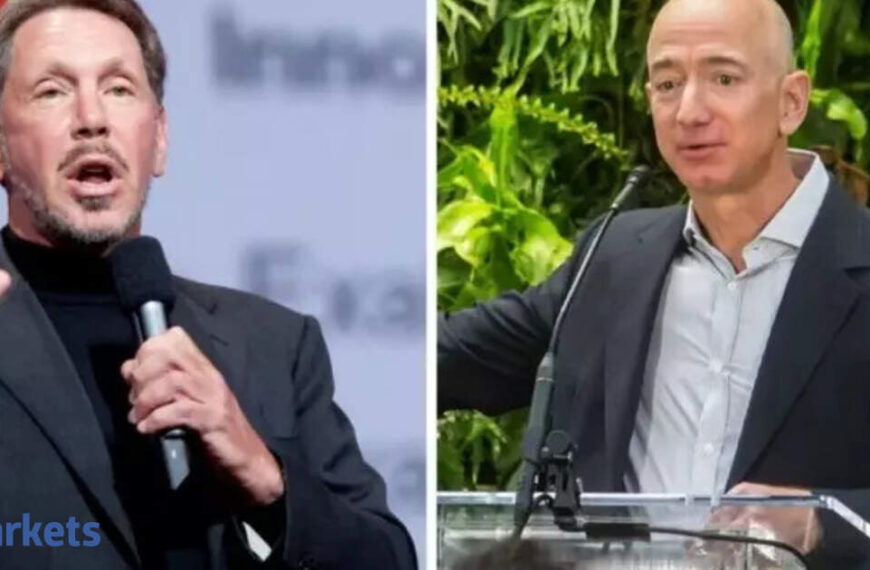 Larry Ellison becomes world’s No. 2 billionaire, pushing Jeff Bezos to fourth