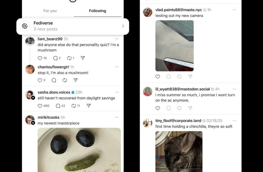 Threads adds new dedicated feed for fediverse content