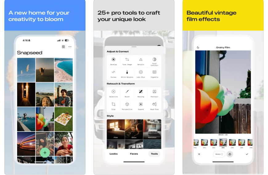 Google completely remade its Snapseed iOS photo editor