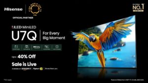 Hisense U7Q Mini-LED TV With 144Hz Gaming Support,…