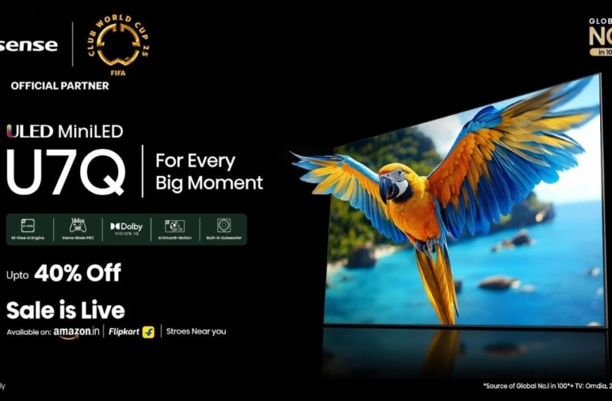Hisense U7Q Mini-LED TV With 144Hz Gaming Support, Built-in Subwoofer Launched in India