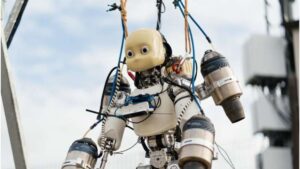 Humanoid Robot Achieves Controlled Flight Using Jet Propulsion…