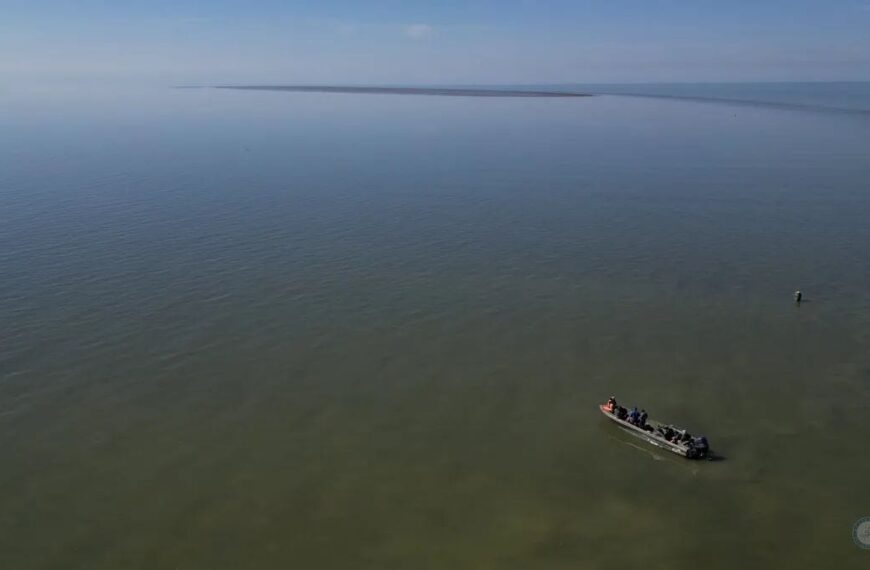 New Island Forms in Caspian Sea as Water Levels Drop, Russian Scientists Confirm