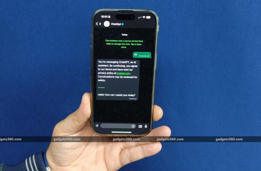 ChatGPT on WhatsApp Gets Upgraded With Image Generation Capability